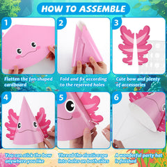 Justforjoyful sea animal hat with whales, adds festive flair to under-the-sea events.
