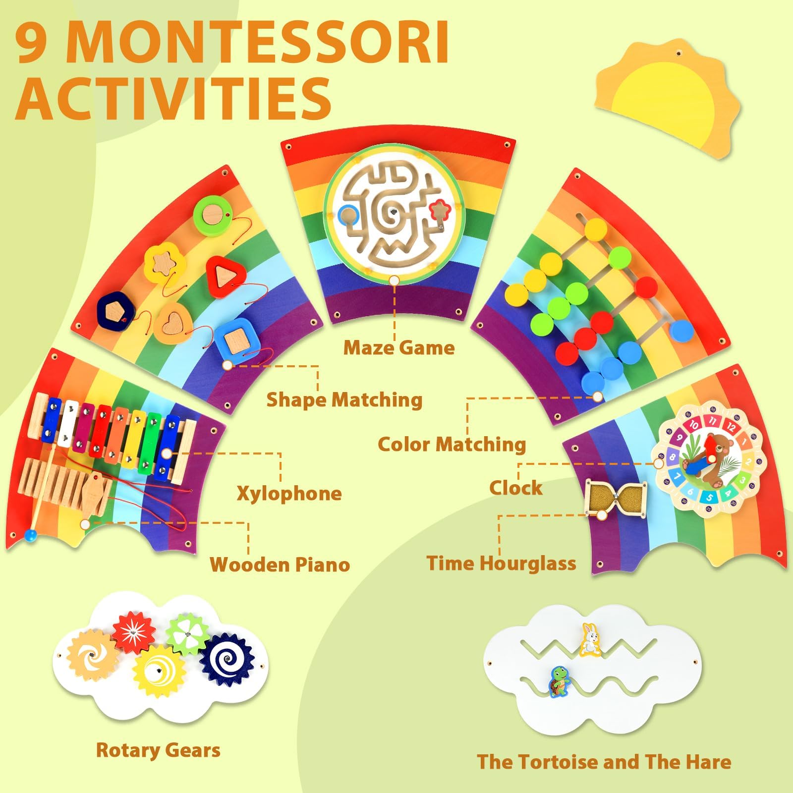 Justforjoyful Shape matching toy helps children learn colors and shapes through hands-on exploration.