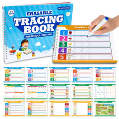 Justification leftBC preschool workbook cover for durable daily reuse