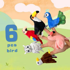 JUSTQUNSEEN eagle finger puppet for adventurous storytelling and exploration
