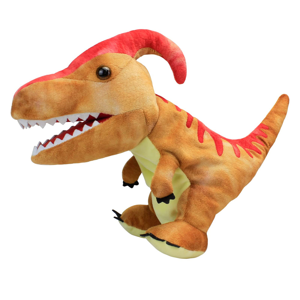 JUSTQUNSEEN beginner friendly dinosaur puppet perfect for storytelling practice.