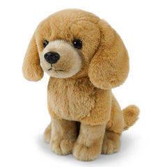JUSTQUNSEEN Golden Retriever plush realistic full-body view for lifelike cuddles