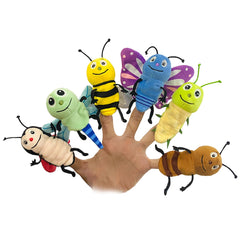 JUSTQUNSEEN butterfly finger puppet for imaginative play and storytelling