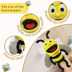 JUSTQUNSEEN ladybug puppet smiles to engage children in role-play