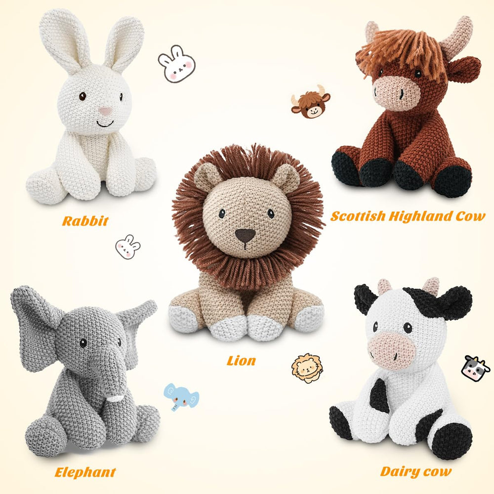 JUSTQUNSEEN Lion stuffed animal nursery decor adds cute touch to rooms