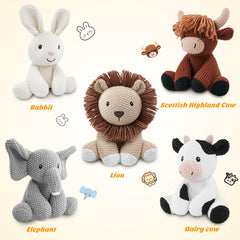 JUSTQUNSEEN Lion stuffed animal nursery decor adds cute touch to rooms