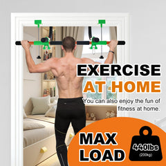 Just.smile doorway swing installation in frame allows quick drill-free setup.