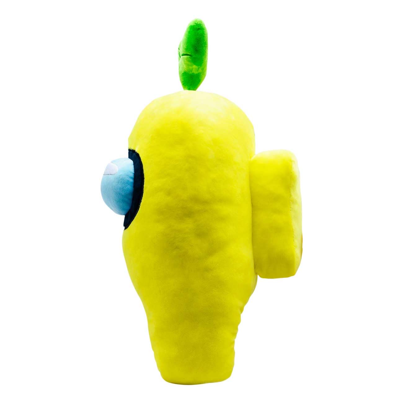 Just Toys LLC Among Us Mega plush Yellow Sprout front view for cuddling and gifting.
