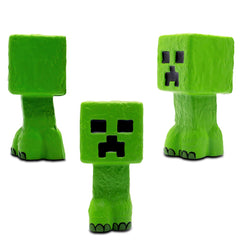 Just Toys Minecraft Movie SquishMe toy back view showing compact travel size