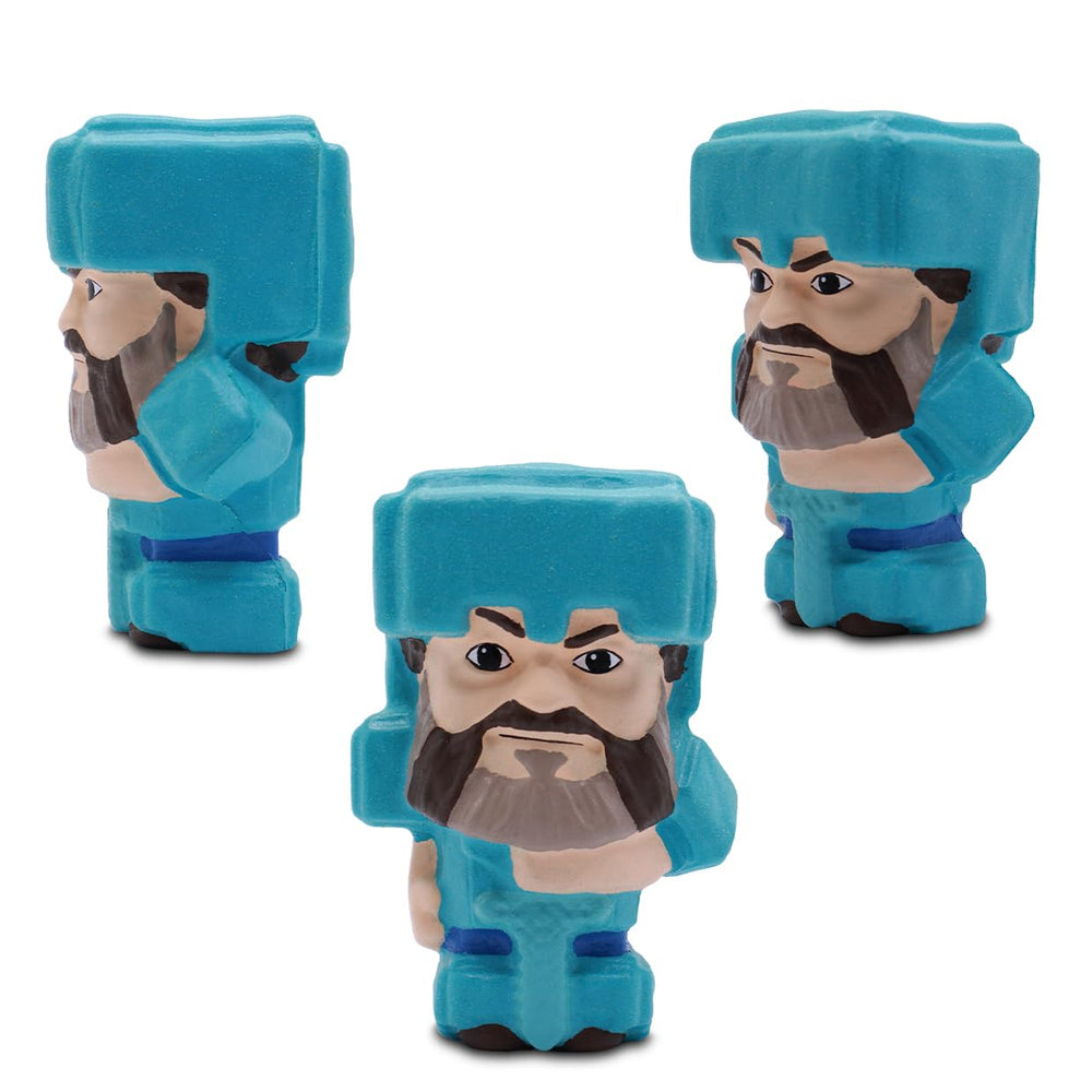 Just Toys Minecraft Movie SquishMe toy closeup foam texture invites tactile play
