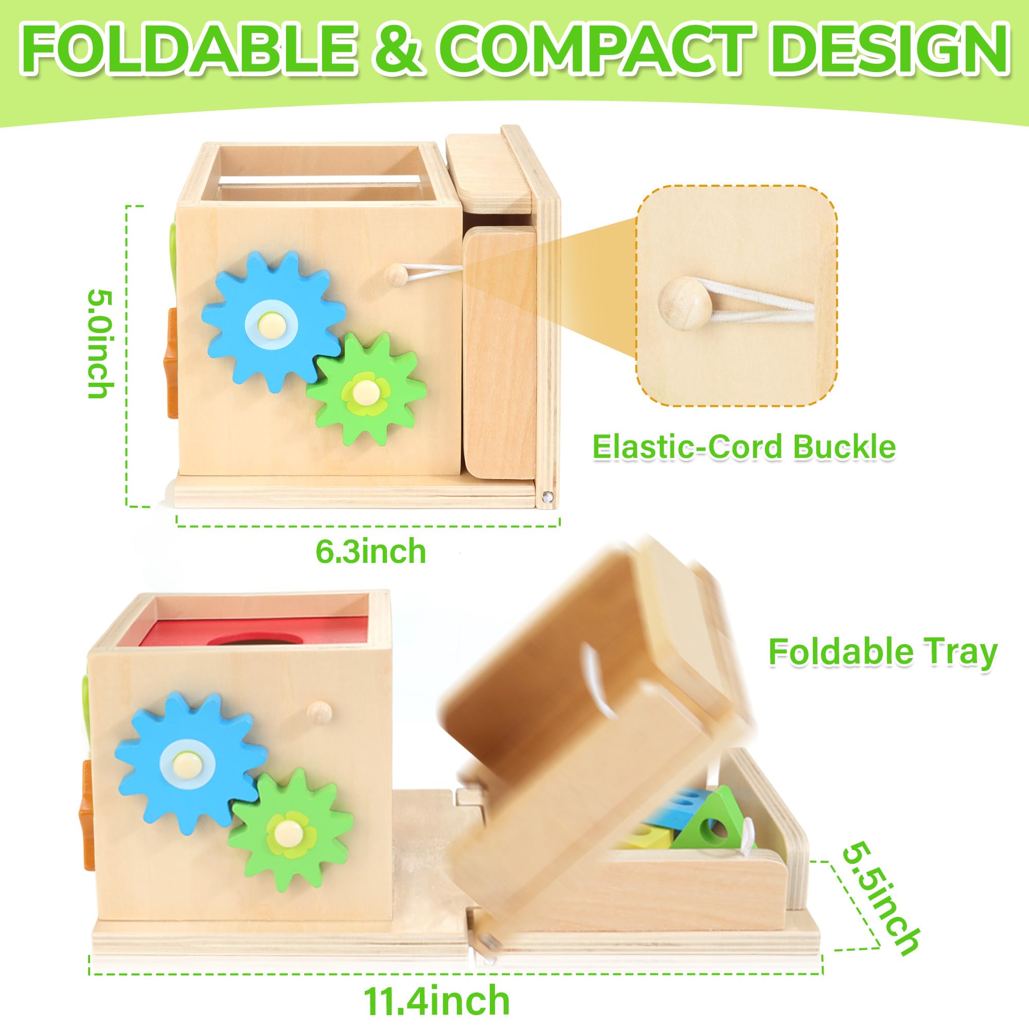 JUSTWOOD object permanent box folded with pieces stored neatly