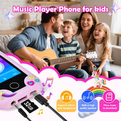 Jusvenmt Kids Phone 32GB card included to store games and stories.