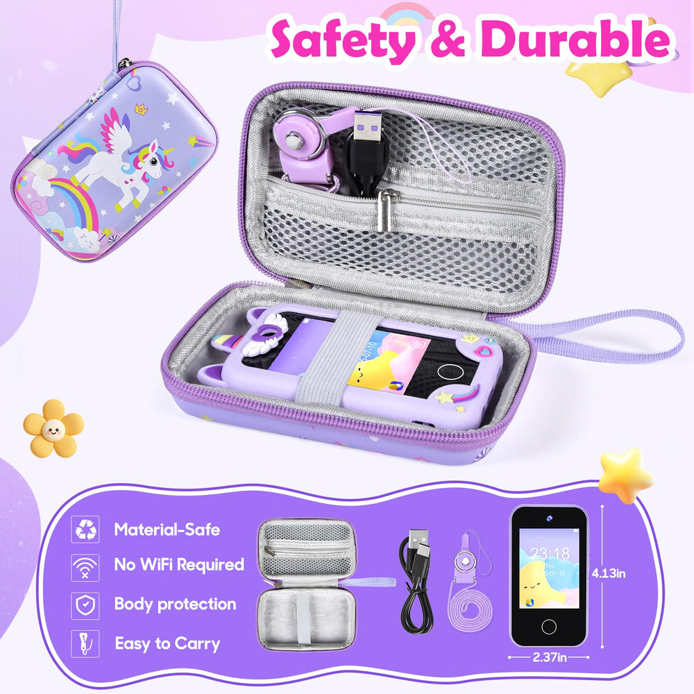 Education games on Jusvenmt kid phone display, engaging learning activities