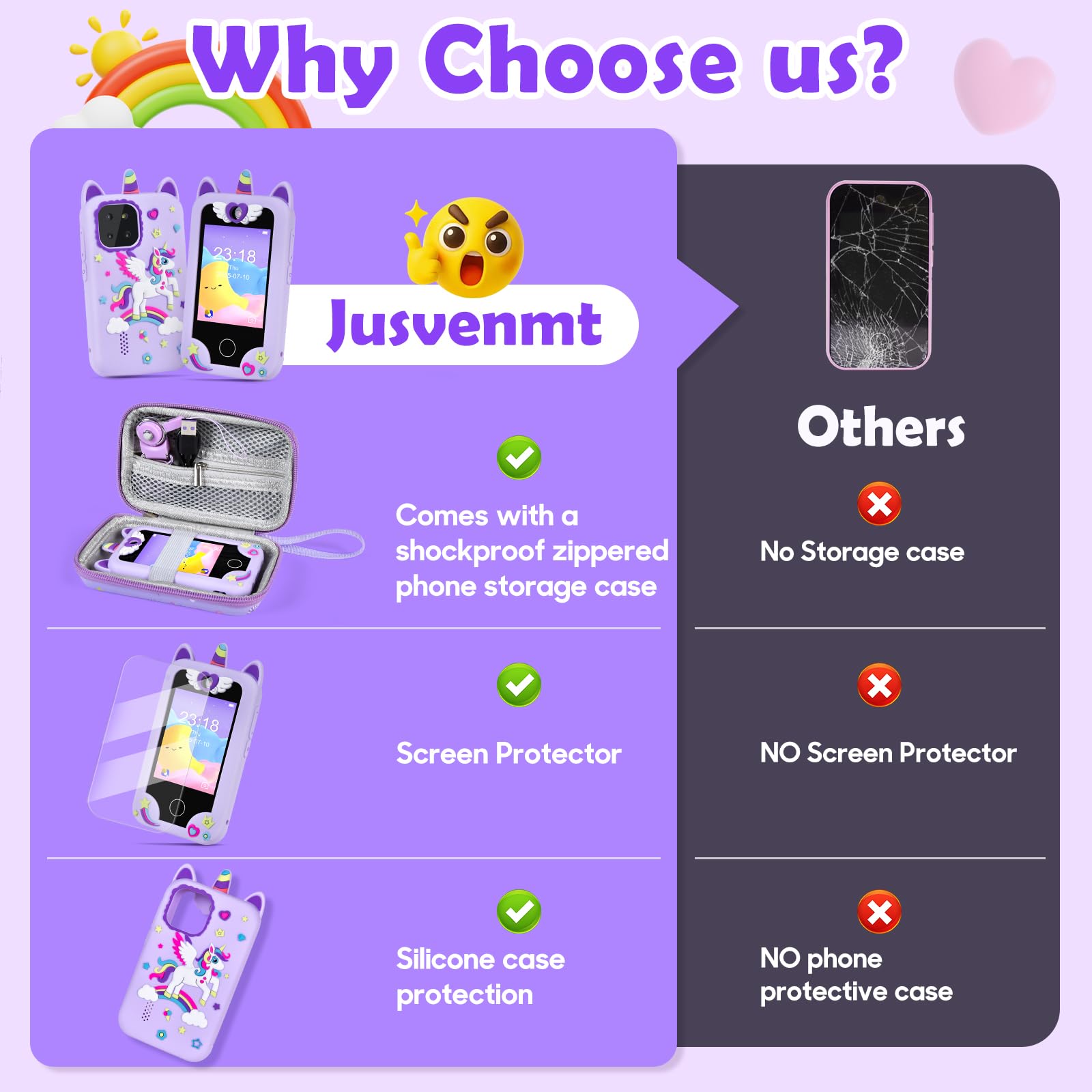Jusvenmt MP3 player and stories for calm routines and travel