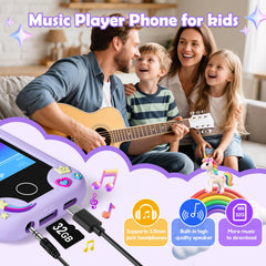 Kids personalize memories with photo stickers on Jusvenmt phone