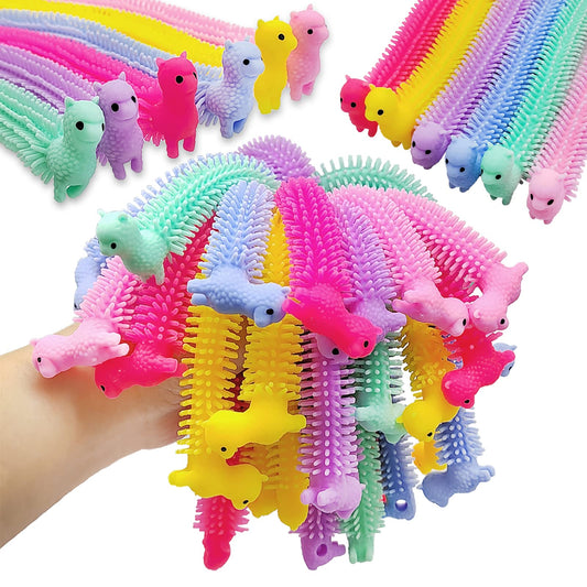 Juuxncgv 18-pack stretchy fidget toy in bright colors for focused play and calm moments.