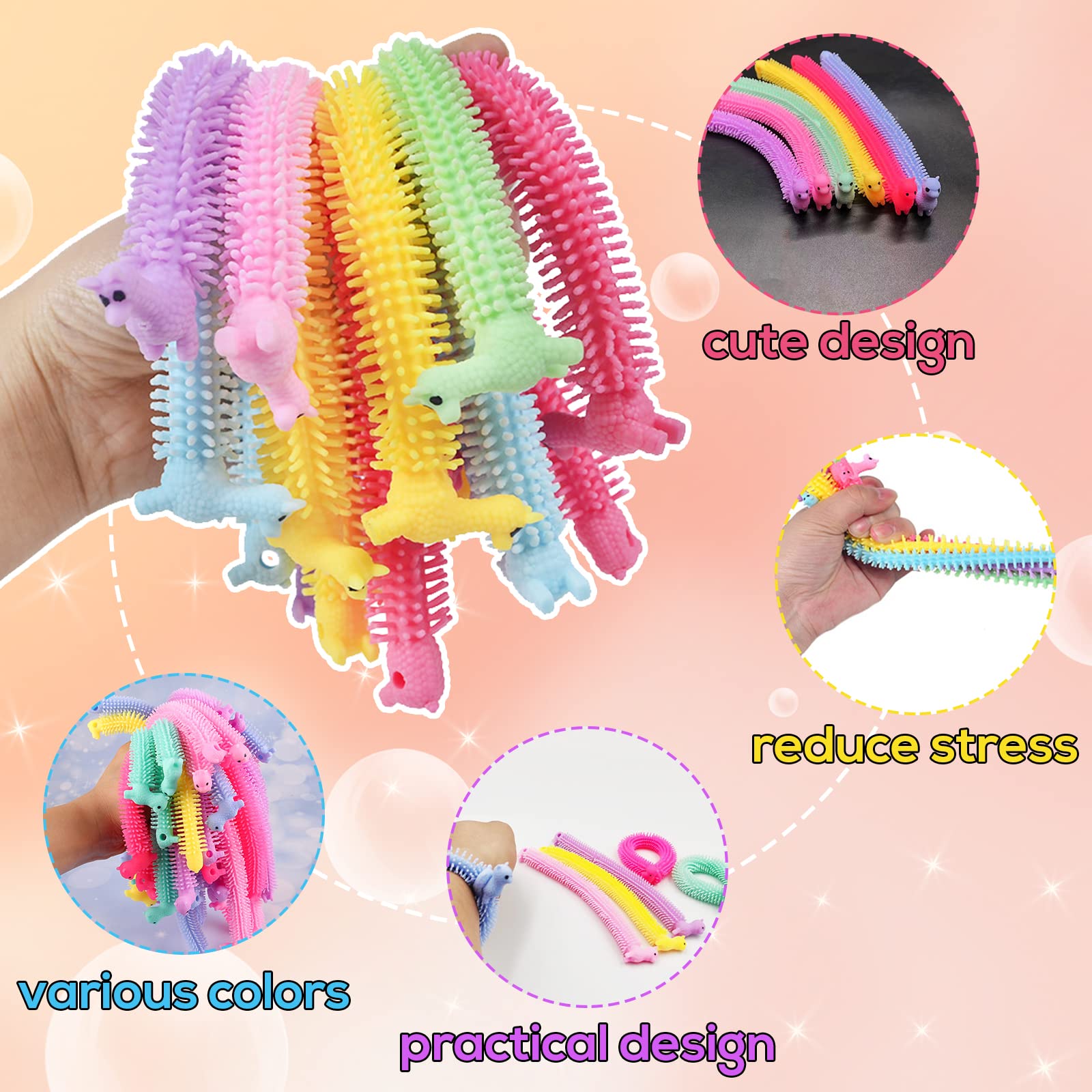 Juuxncgv colorful alpaca strings ideal for fidgeting and wearable bracelets.