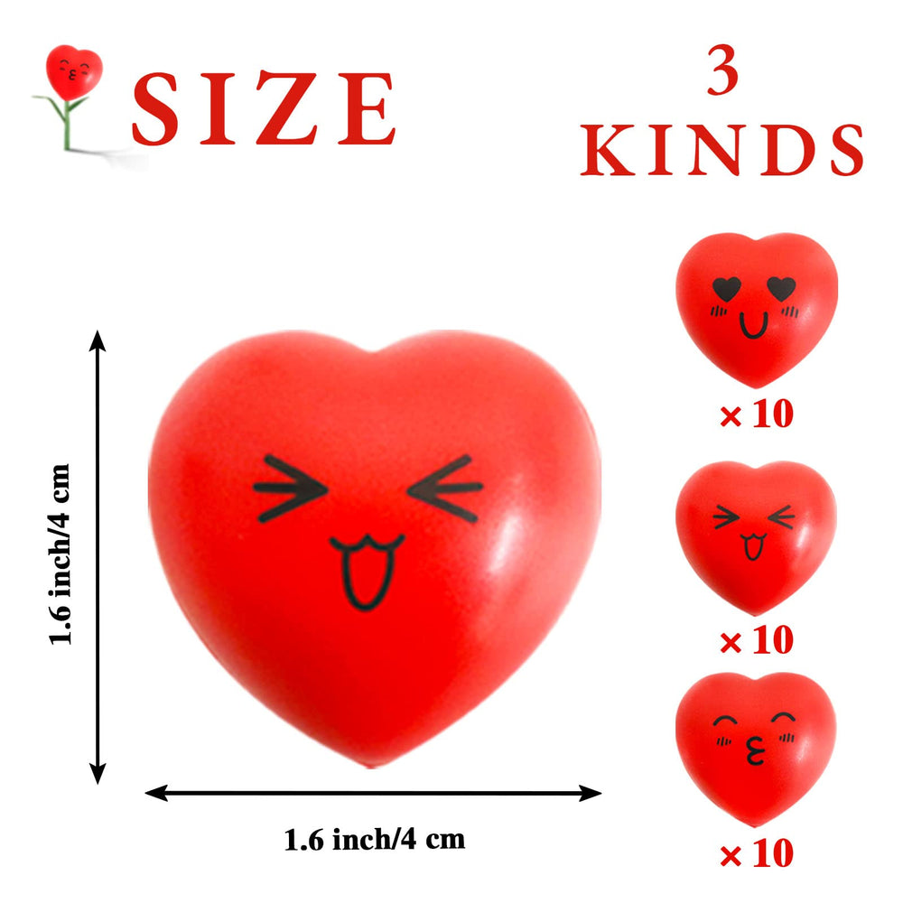 Juuxncgv heart stress ball smiley face design to ease focus during work