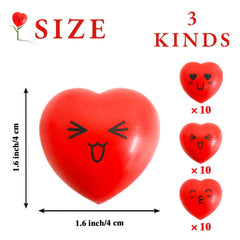 Juuxncgv heart stress ball smiley face design to ease focus during work