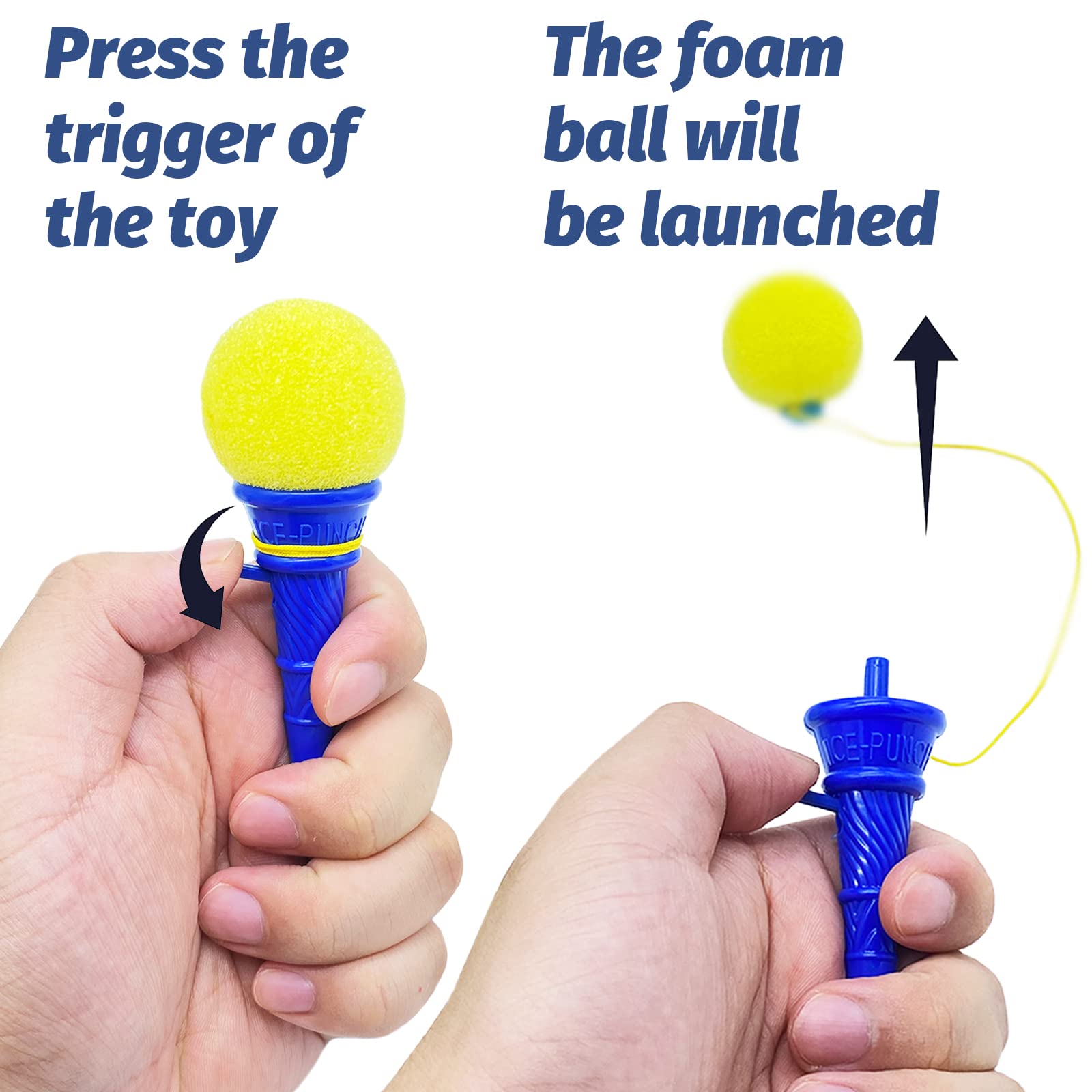 Juuxncgv sponge ball 1.5 inches for safe, soft launches