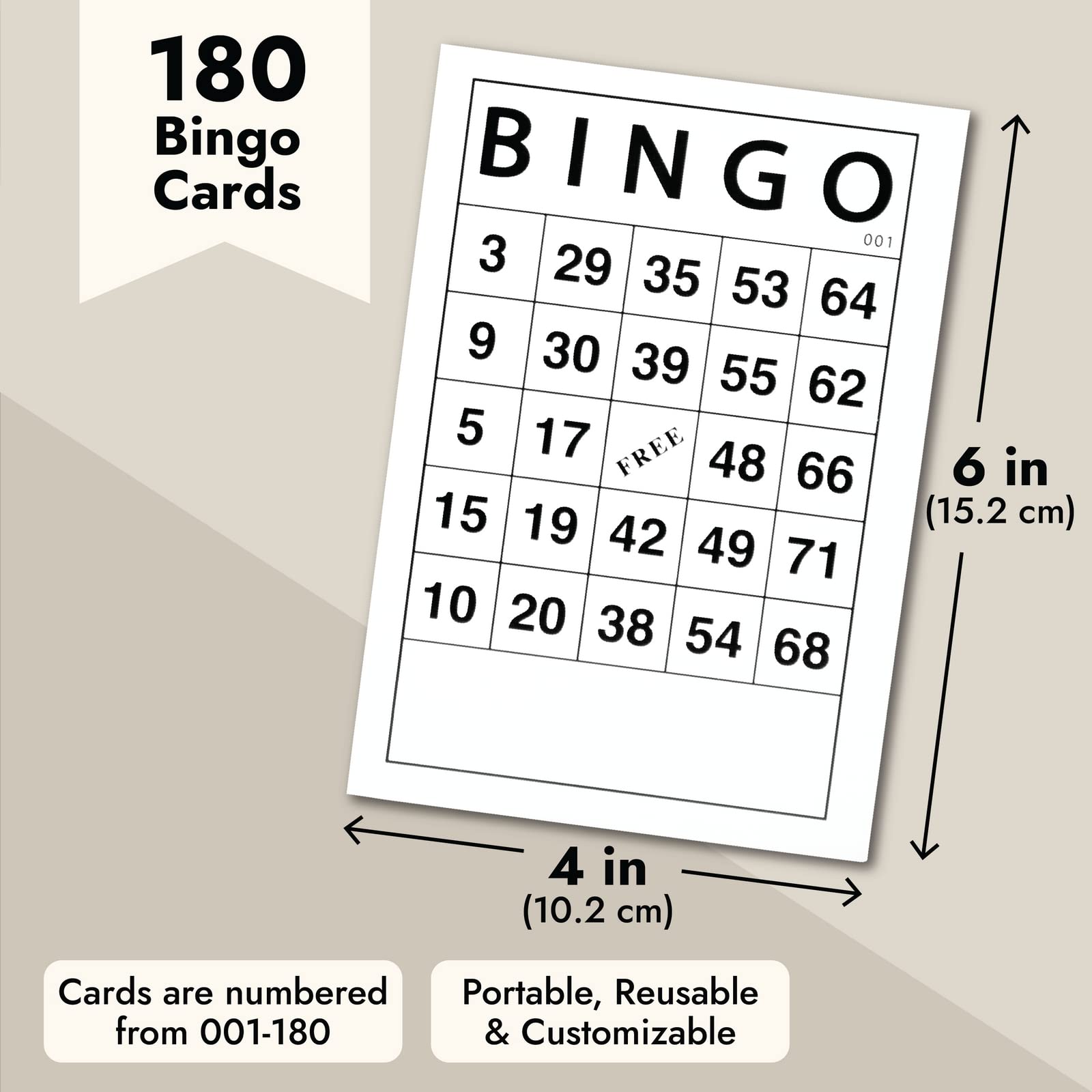 Juvale Bingo Paper Game Sheets: customizable sections for themed parties.