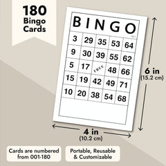 Juvale Bingo Paper Game Sheets: customizable sections for themed parties.