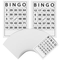 Juvale Bingo Paper Game Sheets: easy to transport to events.