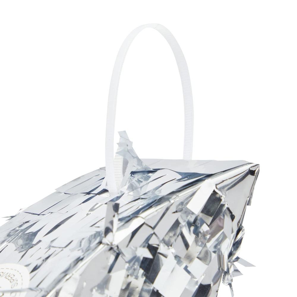 Juvale moon pinata sized 17x11x3 inches for compact party spaces.
