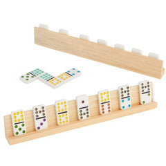 Gift-ready Juvale domino holders for Mexican train enthusiasts.