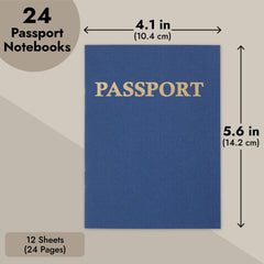 Juvale Kids Passport Book stamping and travel play prompts creativity