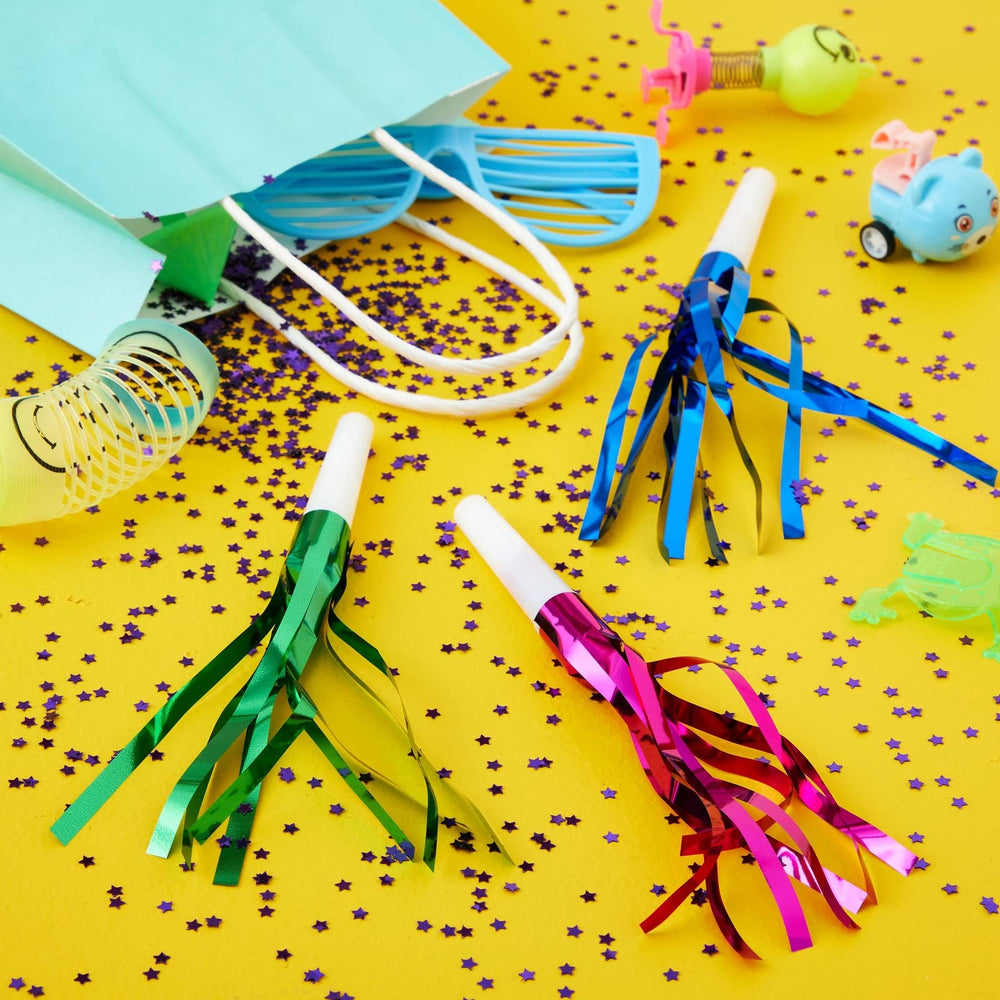 Juvale five-color noise makers boost mood and photo moments