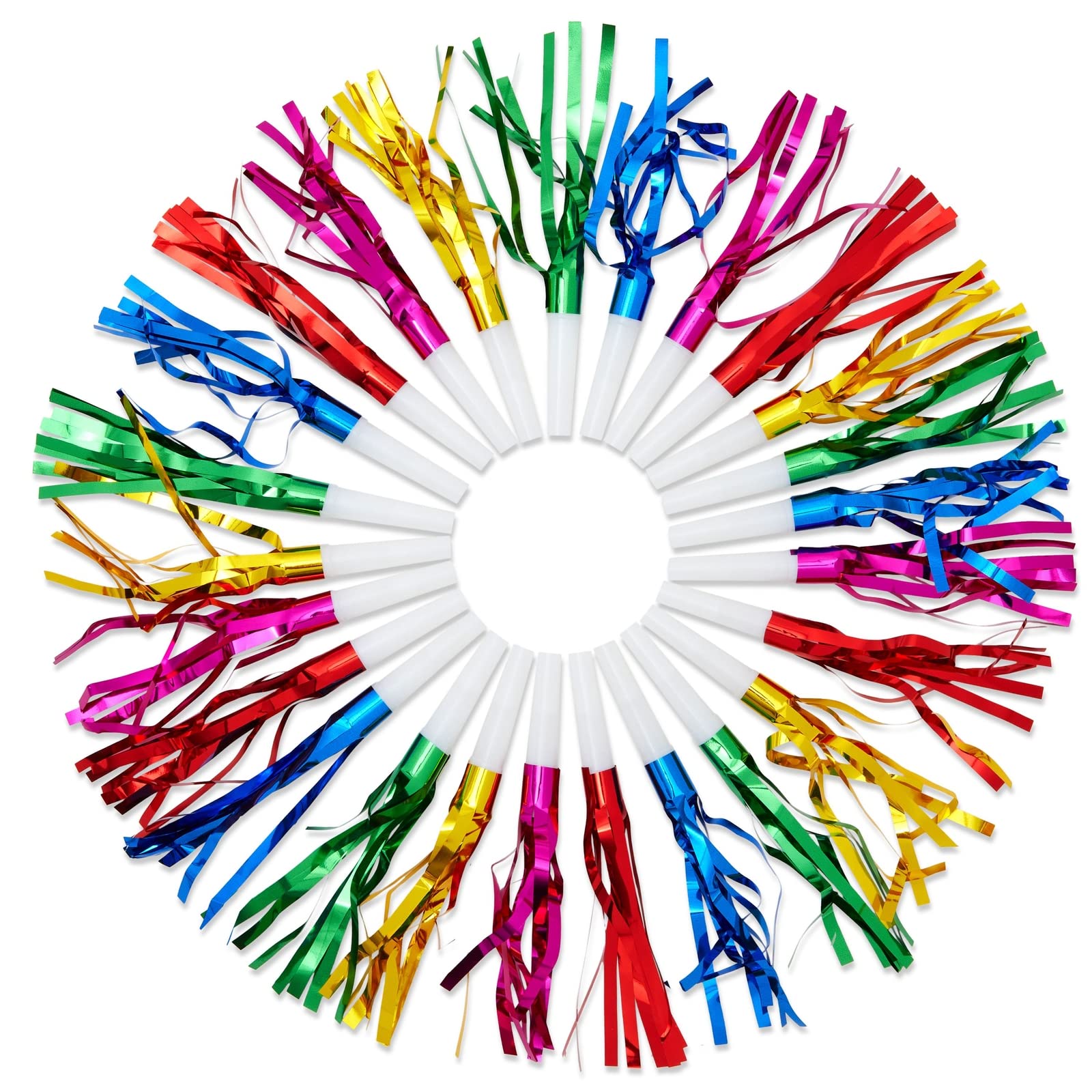 Juvale party noise makers 50-pack for vibrant celebrations