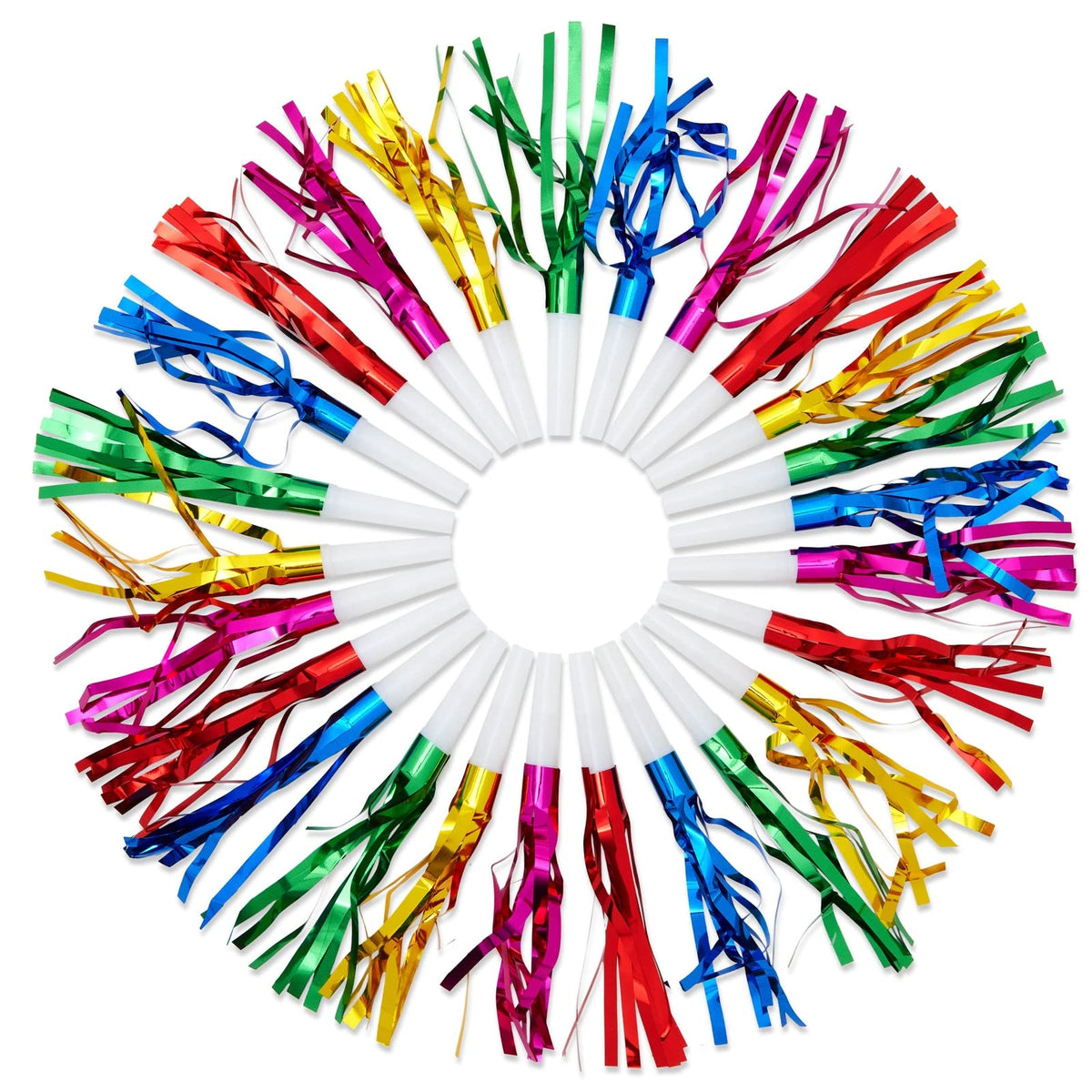 Juvale party noise makers 50-pack for vibrant celebrations