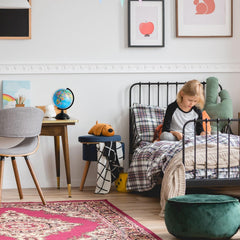Juvale World Globe for Kids multicolor map highlights oceans and countries for engaging geography