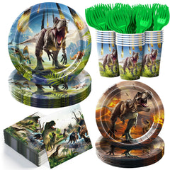 JVORFDG dinosaur 9-inch plates for sturdy party dining
