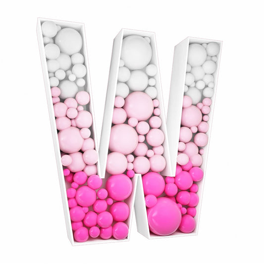 JW Passion 3ft mosaic balloon frame backdrop for a bold, photo-ready party focal point