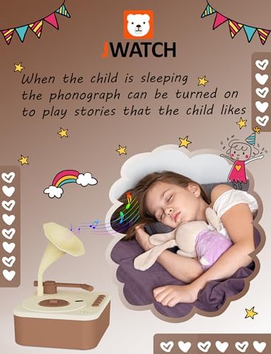 Card inserted into Jwatch phonograph during play