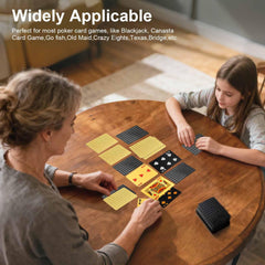 JWENUPDE full 52-card set with jokers supports classic card games