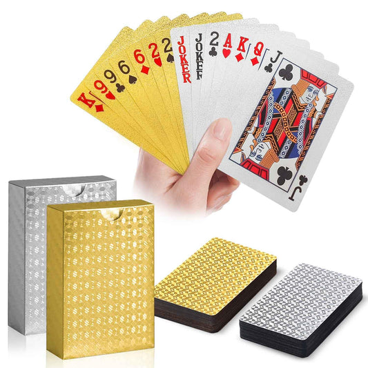 JWENUPDE gold-silver deck with diamond texture for outdoor durability