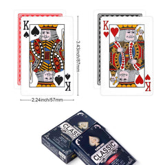 JWENUPDE opaque card faces offer a premium look