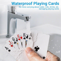 JWENUPDE waterproof cards shuffling smoothly even when wet