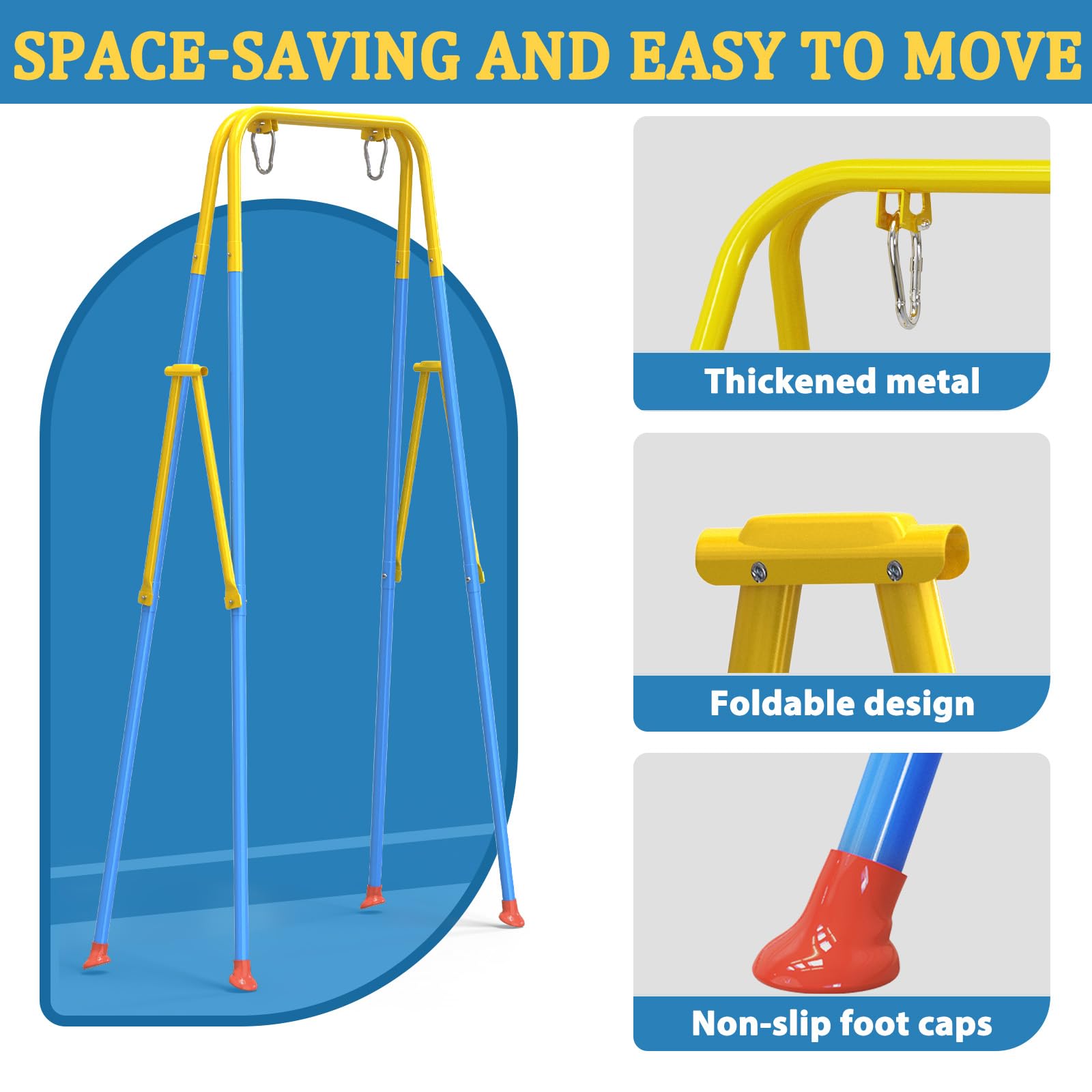 JWPEHOE swing cushion comfort enhances cozy playtime