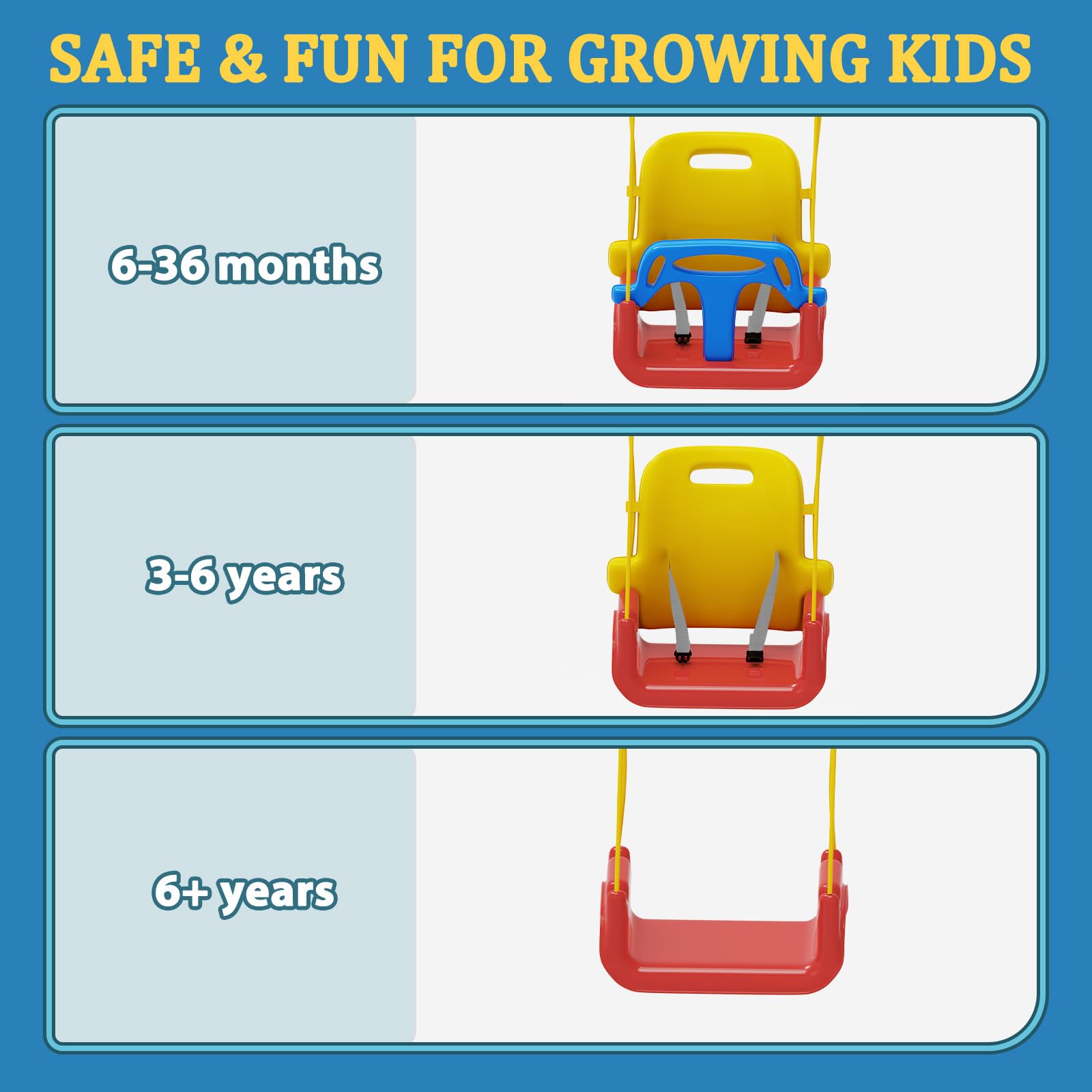 JWPEHOE detachable three-mode design supports growing children