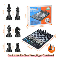 JWSCHESSSUN large king pieces ensure easy recognition during fast moves.