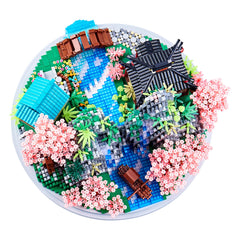 JXRLMB micro blocks flowing water detail creating a lifelike scene