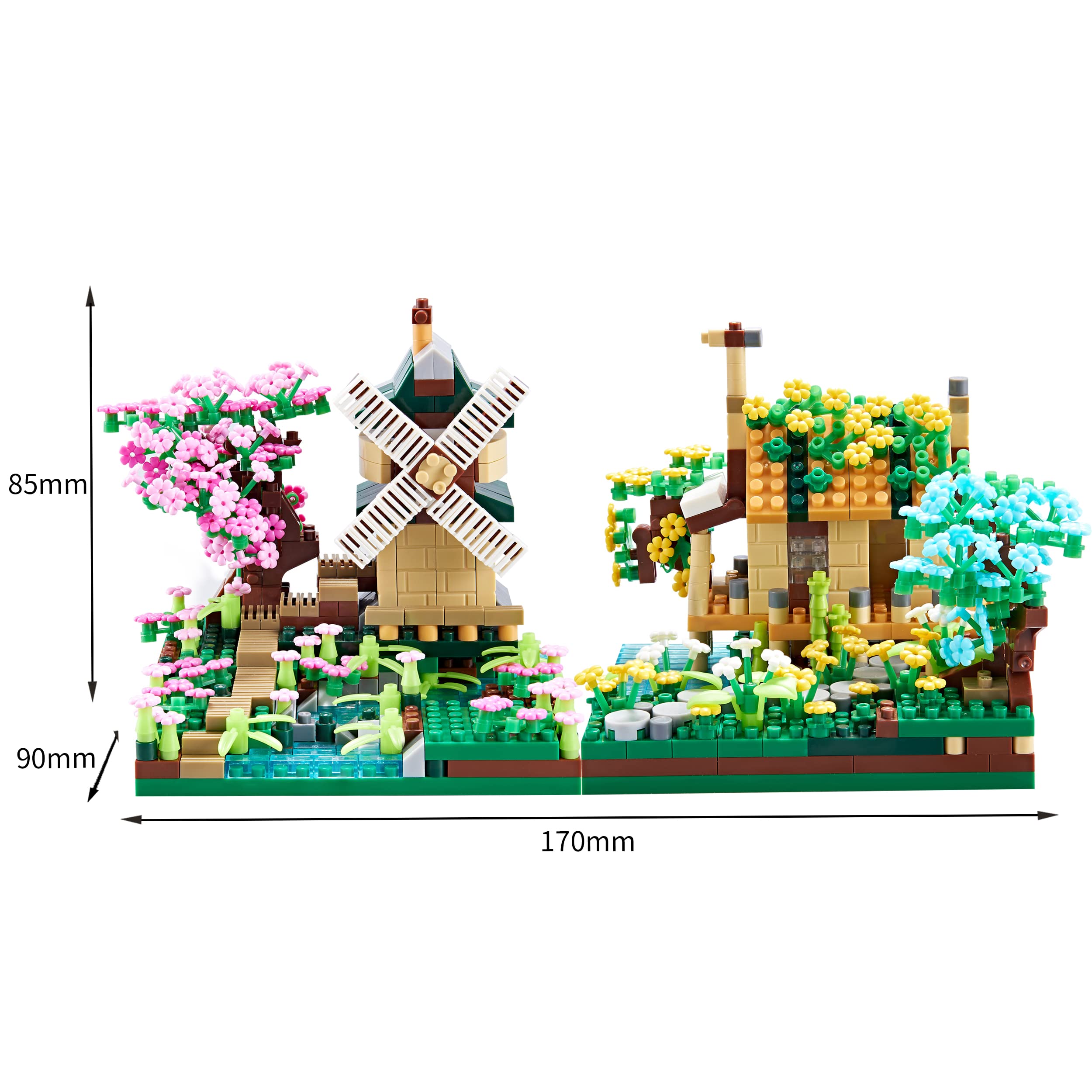 JXRLMB Botanicle flowers and plants with intricate details for display.