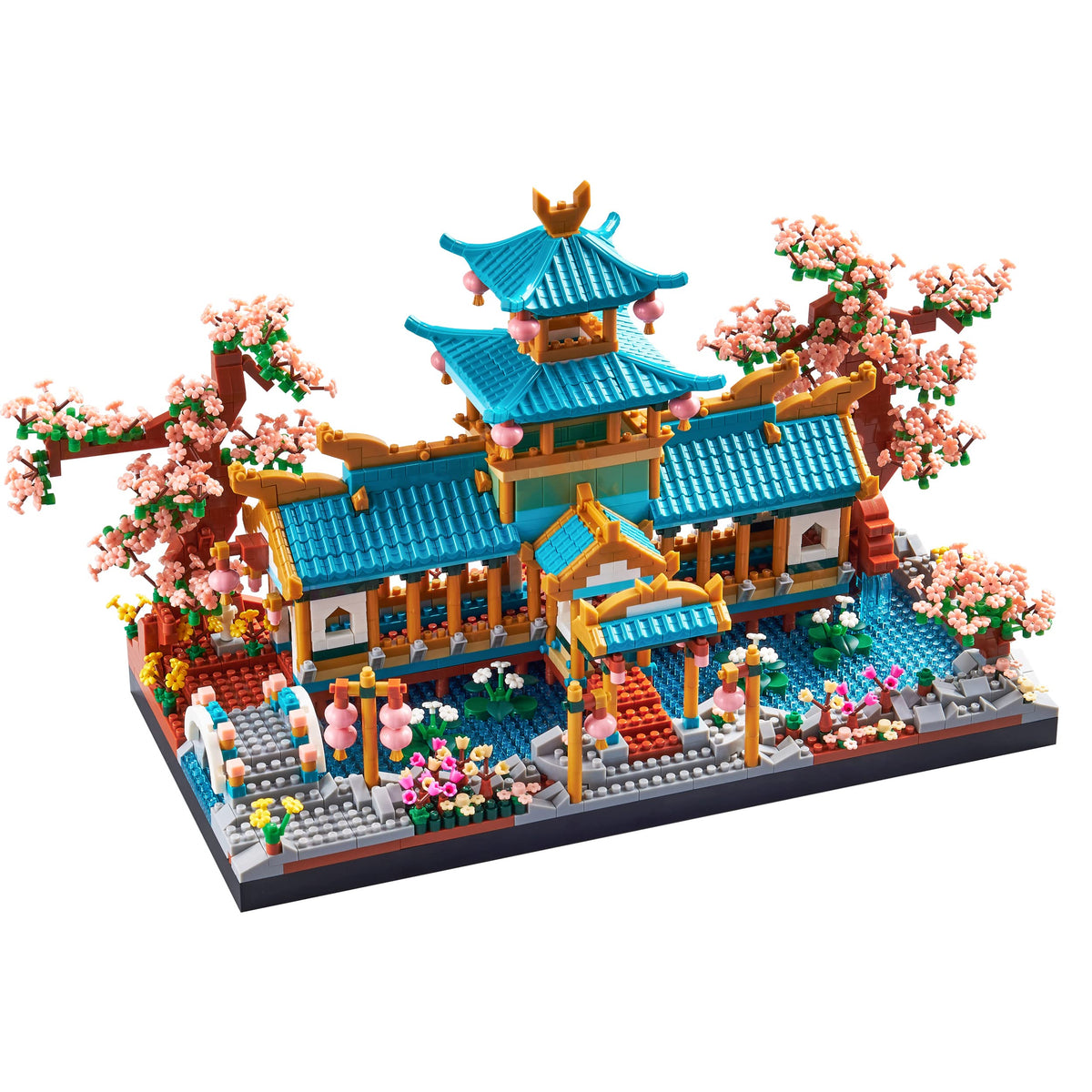 JXRLMB Suzhou Gardens micro pieces layout improves concentration during assembly.
