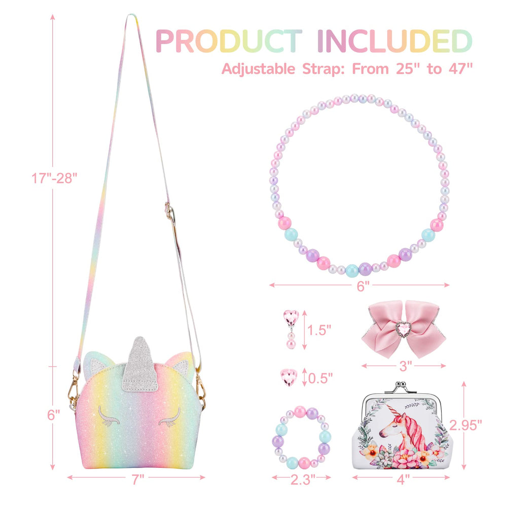 JYPS bow-knot hair clip complements the purse for cute coordinated outfits