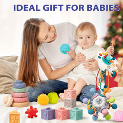 Jyusmile jingle-ball activity piece delights with light sounds during use.