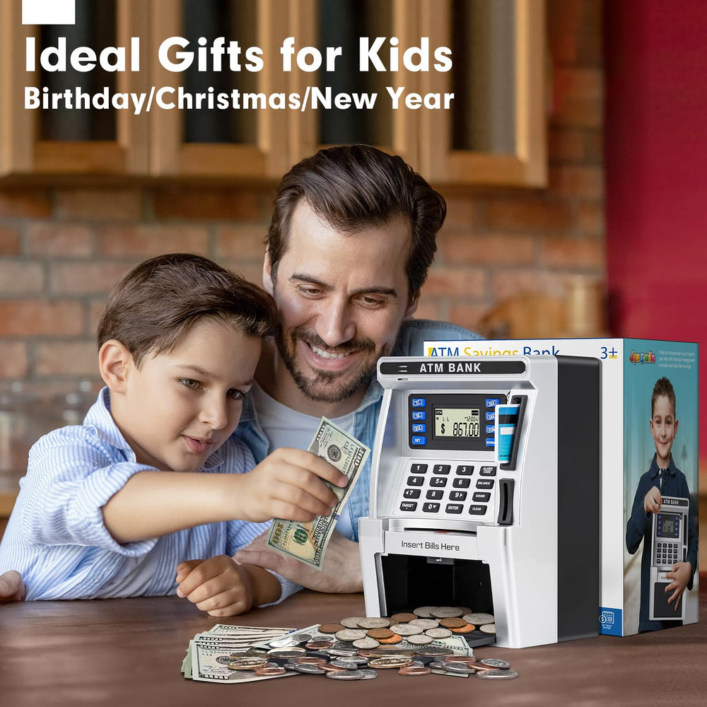 Jyusmile kids learning savings through interactive play